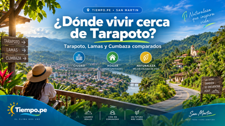 ¿Dónde vivir cerca de Tarapoto? Tarapoto, Lamas y Cumbaza comparados
